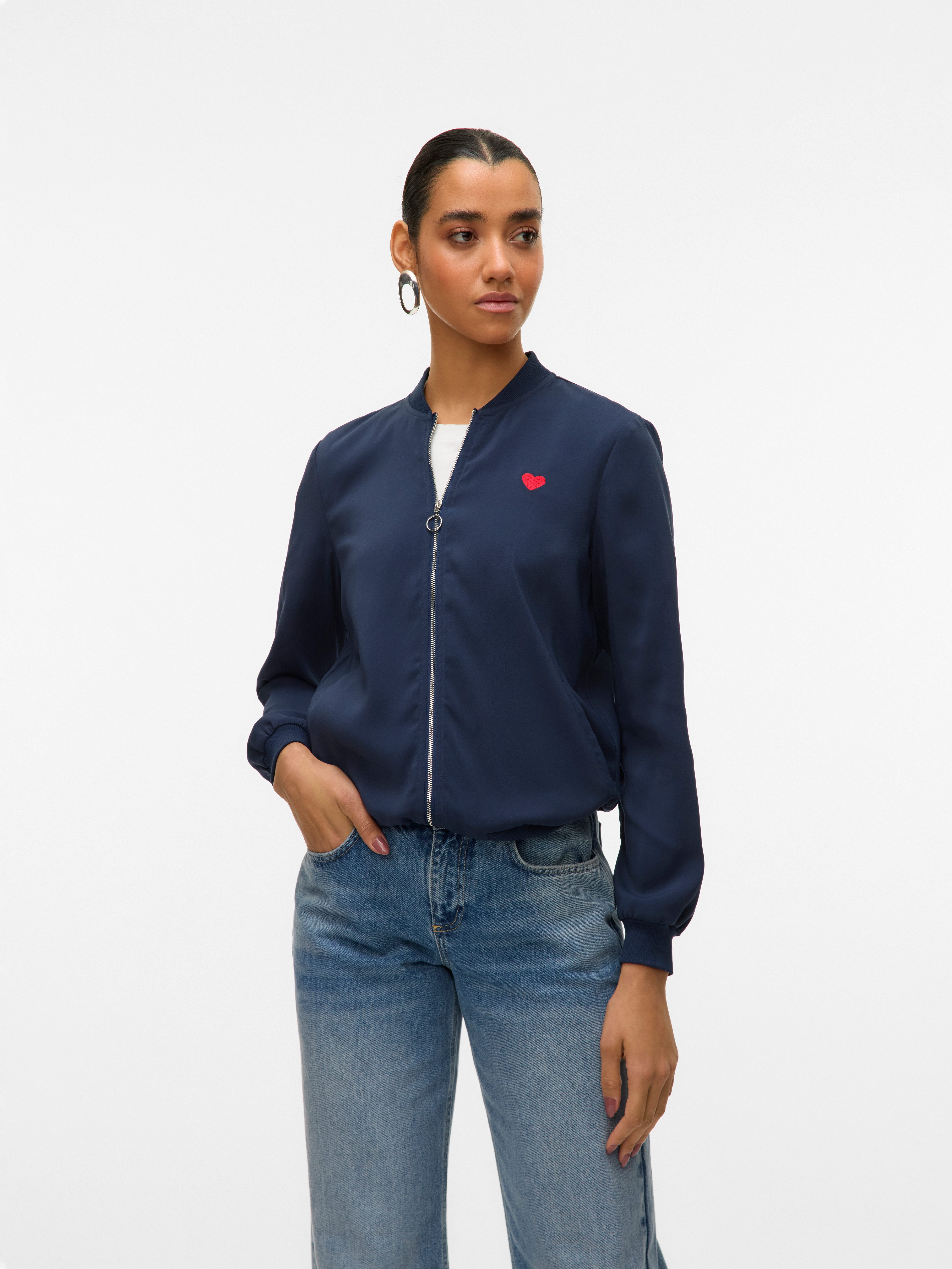 Vero Moda Blouson VMCOCO L/S BOMBER AOP WVN NOOS Materialmix