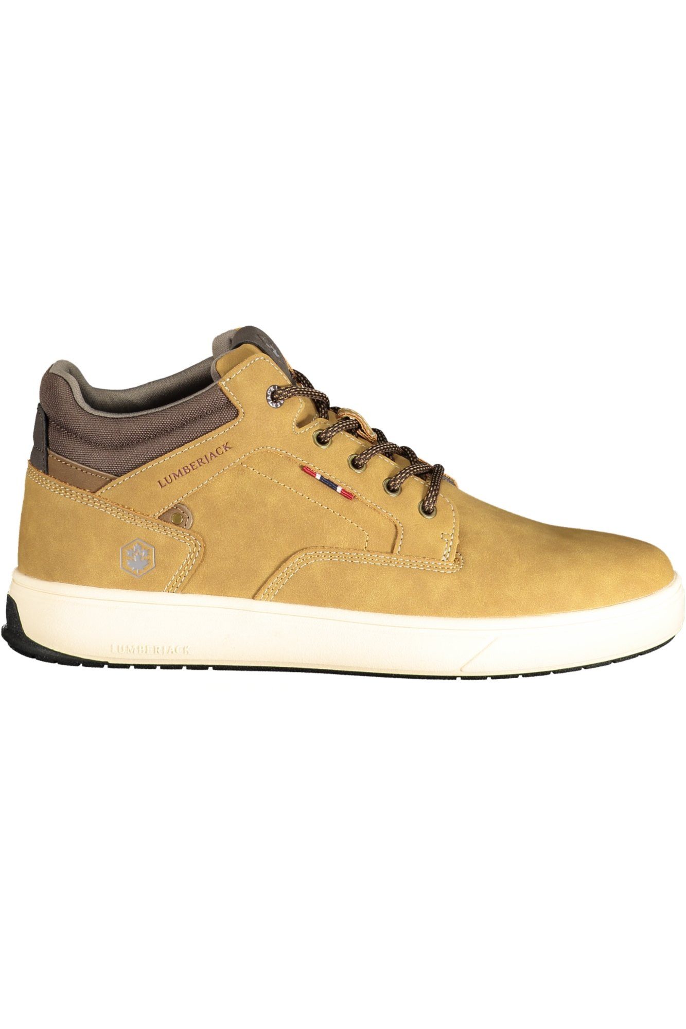 LUMBERJACK Sneaker Brauner Herrensportschuh mit Kontrastdetails und