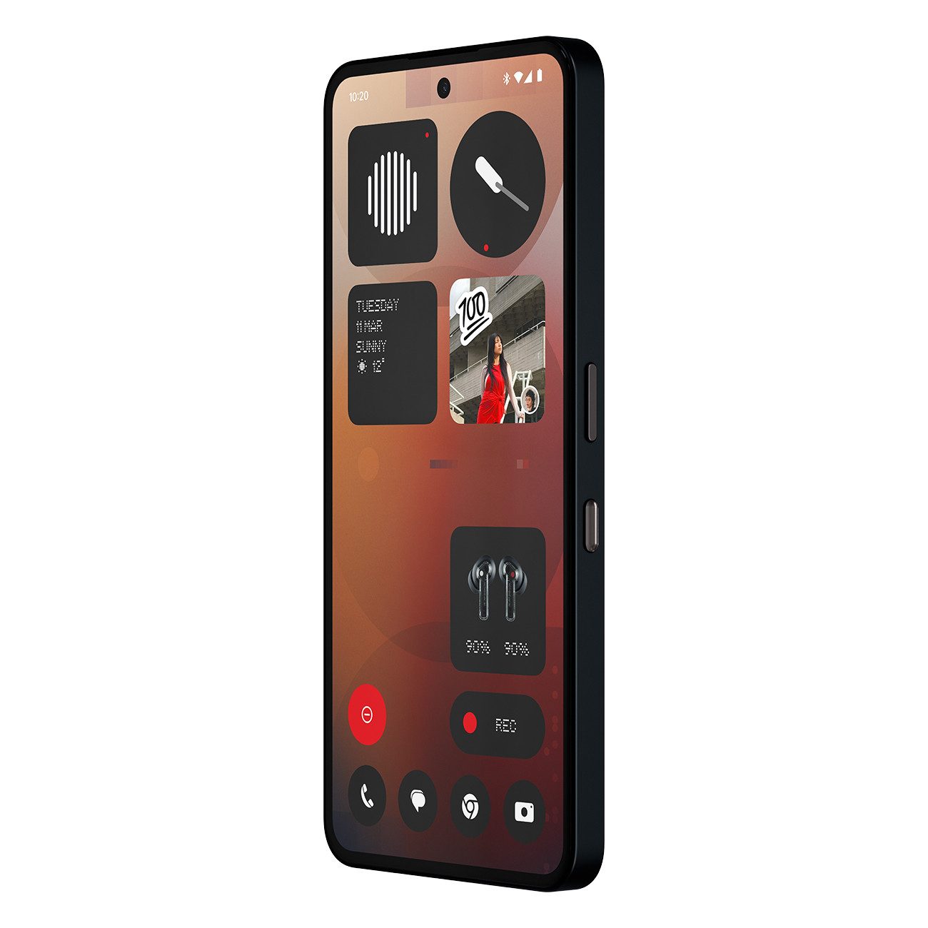 NOTHING Phone (3a) Smartphone (17.20 cm/6.77 Zoll, 256 GB Speicherplatz, 50 Megapixel MP Kamera, leistungsstarker Snapdragon 7s Gen3 Prozessor, smarte KI-Fähigkeiten)