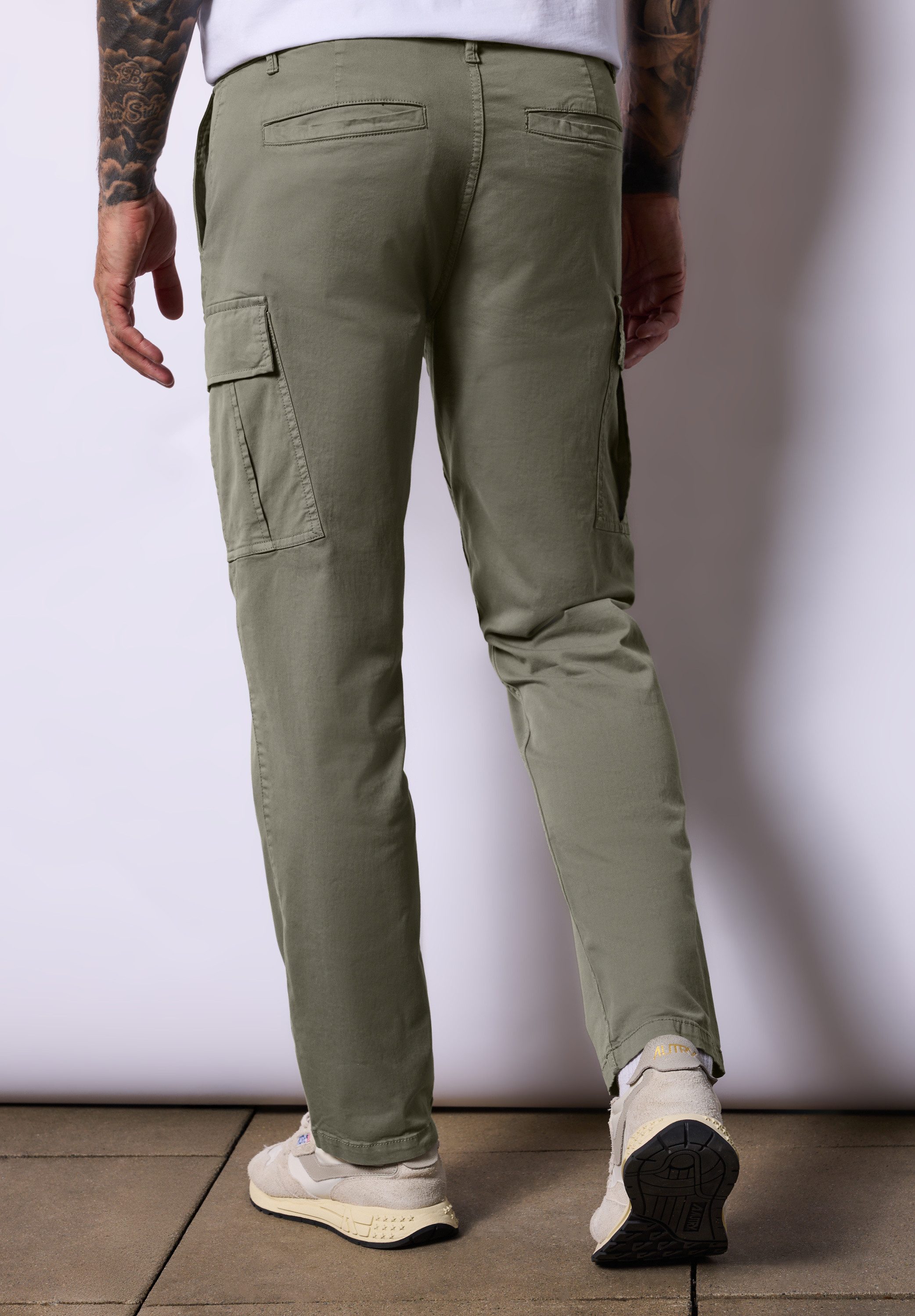 STREET ONE MEN Cargohose Middle Waist günstig online kaufen