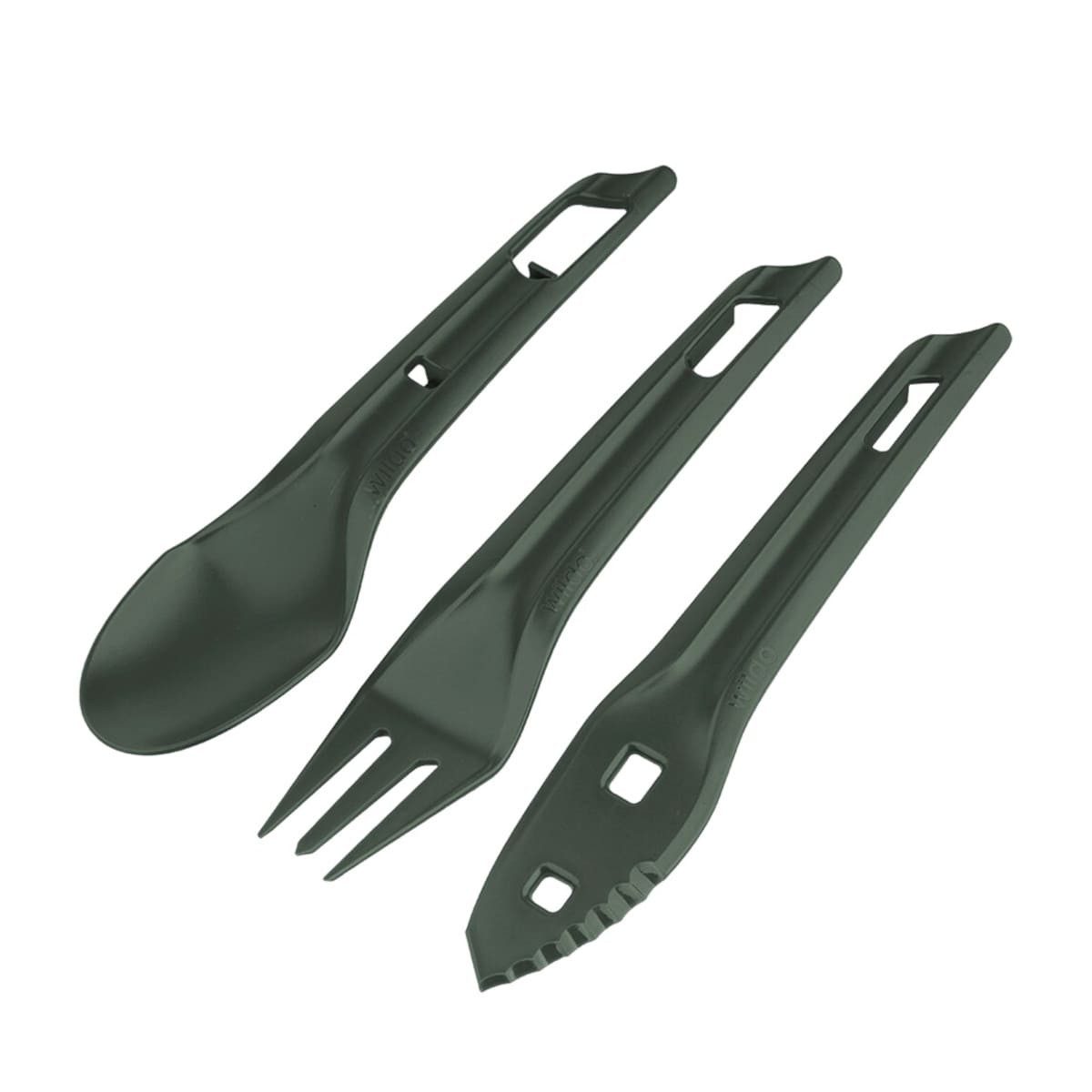 Wildo Besteck-Set Wildo OCYS Essbesteck oliv, 1 Personen