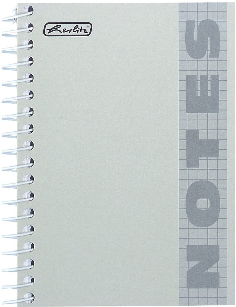 Herlitz Notenblock Spiralnotizblock 10x14cm kariert 200 Blatt