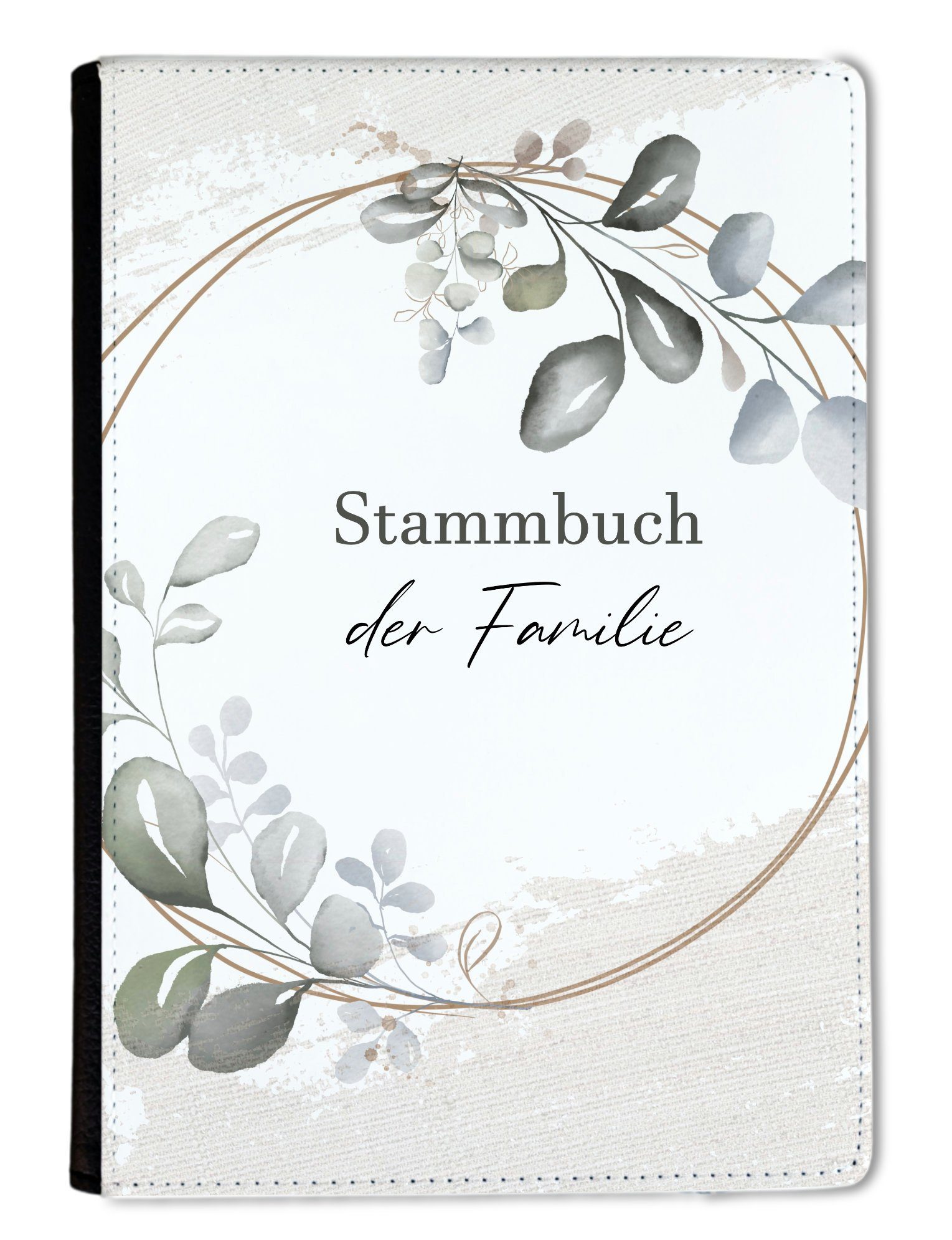 CreaDesign Notizbuch Stammbuch A5 Watercoler Pastell Blau