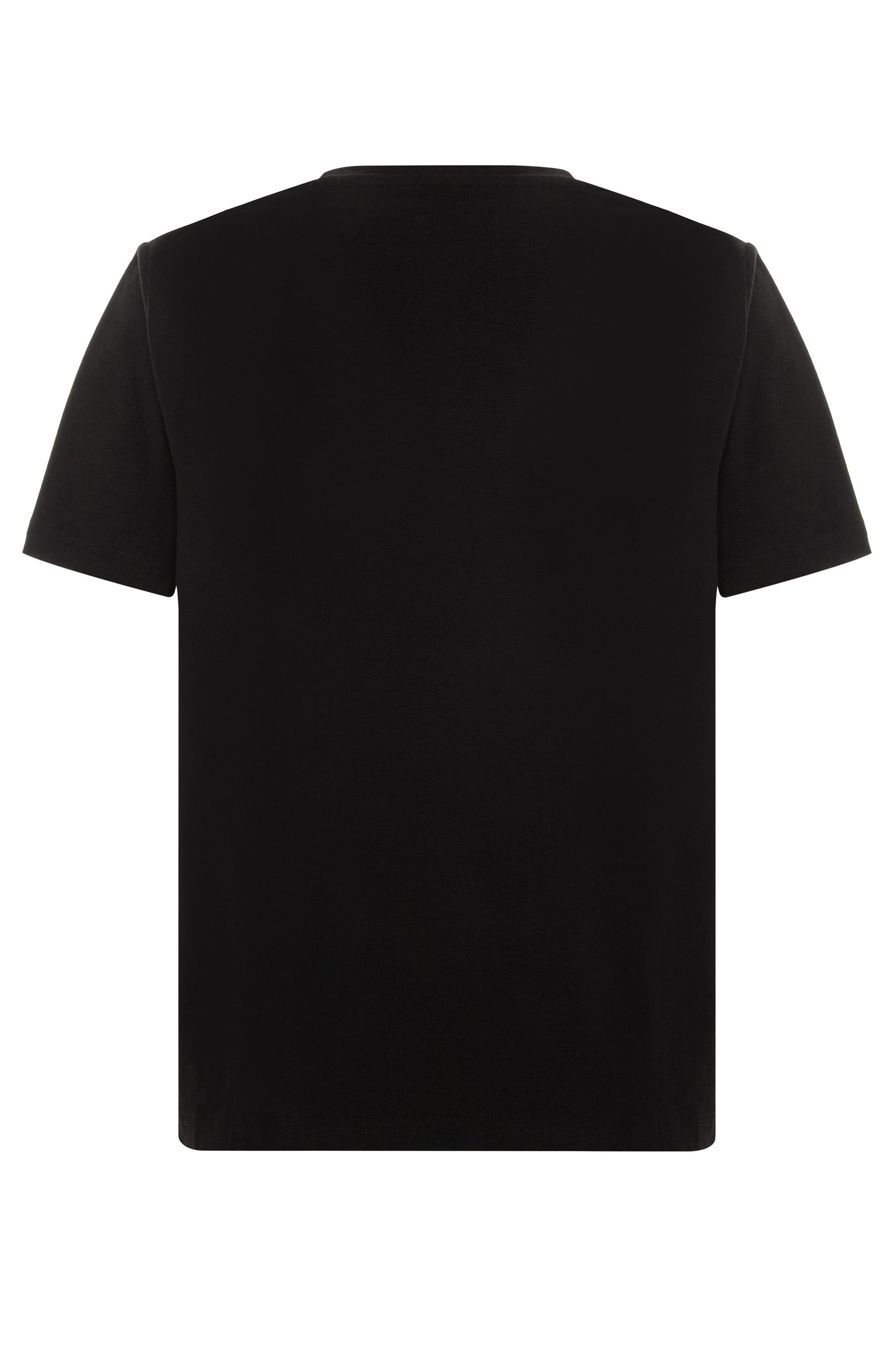 coolem schwarz-weiß T-Shirt mit Print Cipo & Baxx