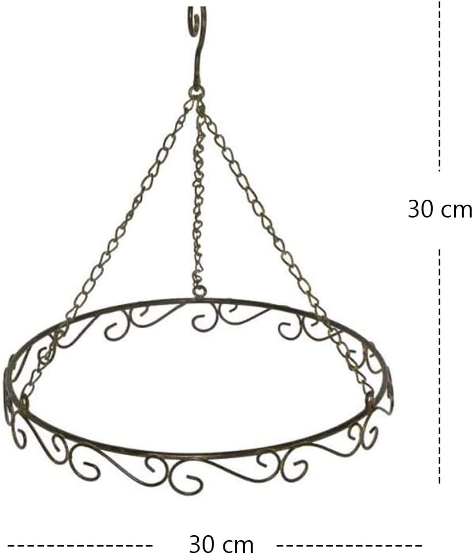 LB H&F Lilienburg Dekohänger Kranz Ring zum Hängen aufhängen mit Kette Hake günstig online kaufen