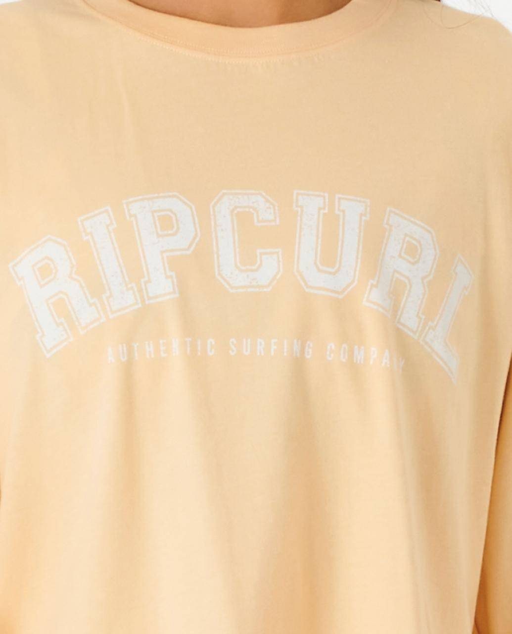 Rip Heritage Fit T-Shirt Curl Seacell Rip im Crop Curl T-Shirt