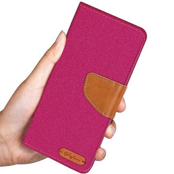 CoolGadget Handyhülle Denim Schutzhülle Flip Case für Samsung Galaxy S21 Plus 6,7 Zoll, Book Cover Handy Tasche Hülle für Samsung S21+ 5G Klapphülle