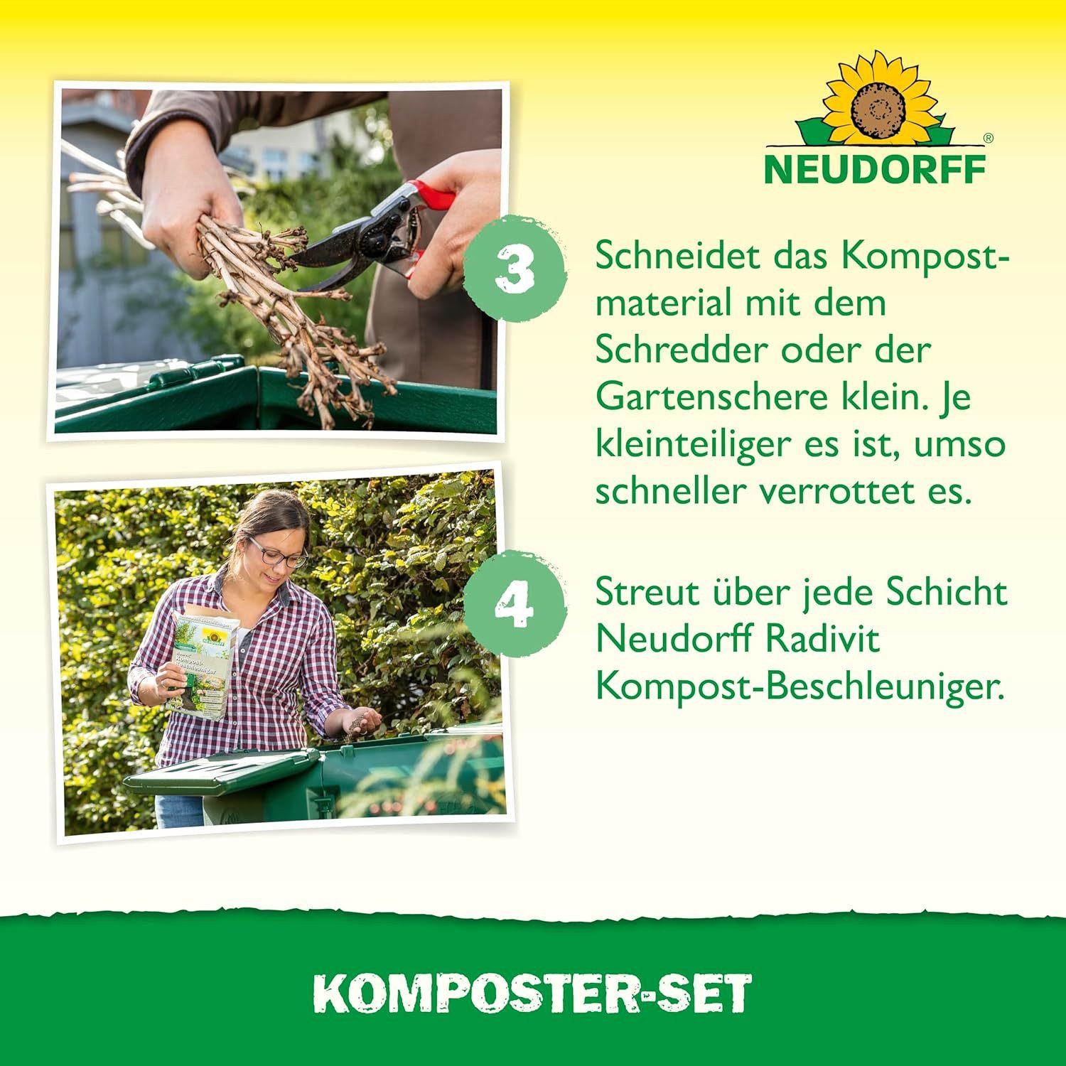 Neudorff Thermokomposter NEUDORFF Thermokomposter mit Bodengitter