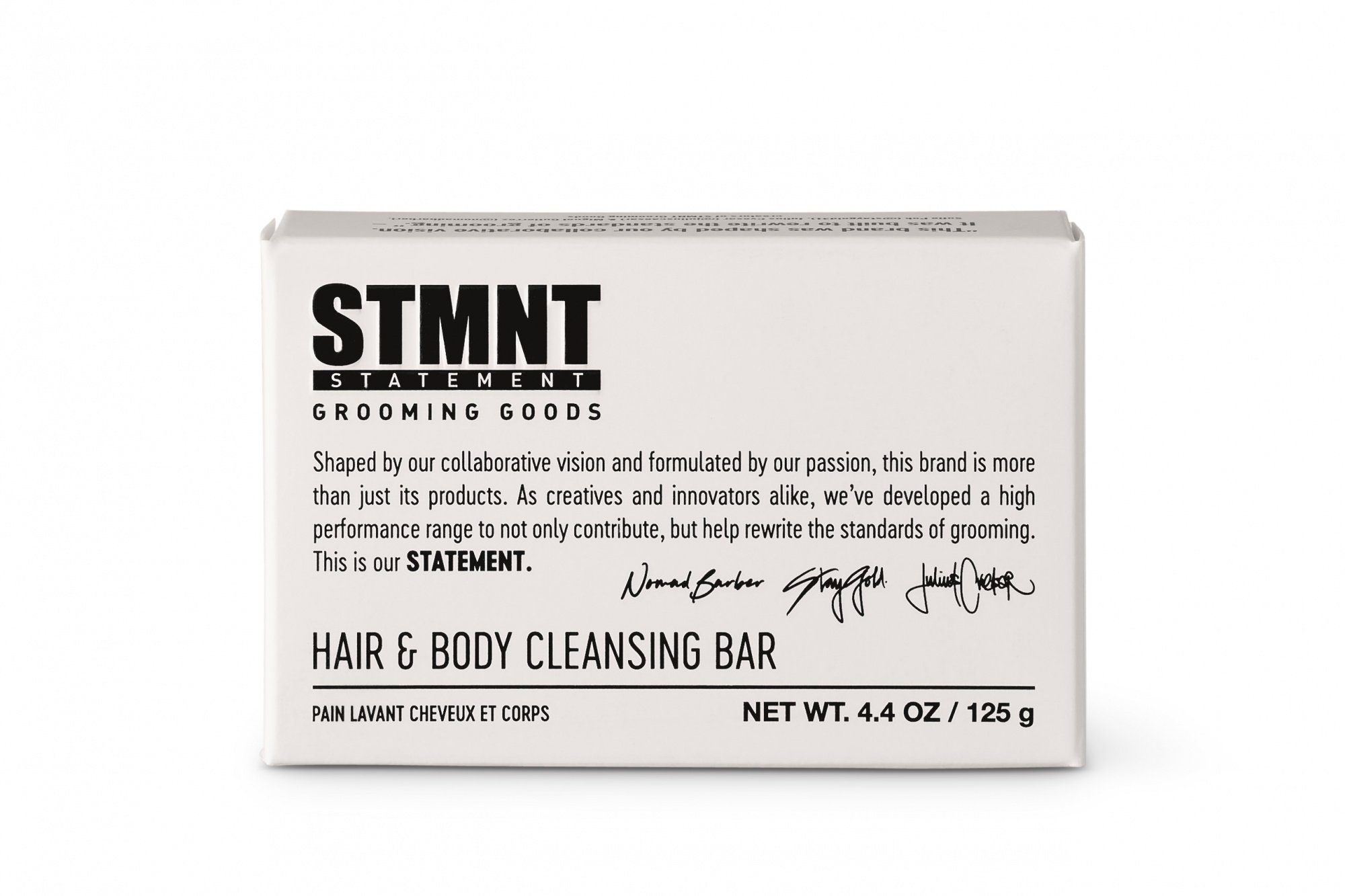 Schwarzkopf Feste Duschseife STMNT Hair & Body Cleansing Bar, 1-tlg., Für tiefengereinigtes Haar, Körper, Gesicht und Hände