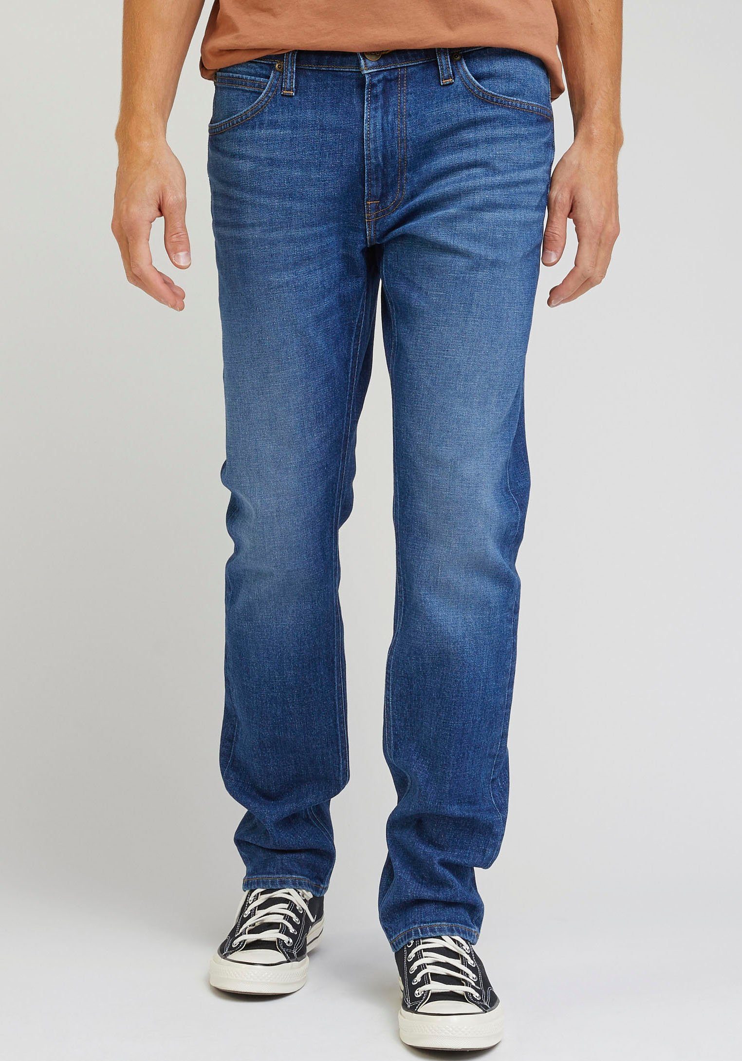 Lee® Regular-fit-Jeans DAREN ZIP FLY worn in