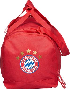 FC Bayern Sporttasche FC Bayern München 5 Sterne Logo, klein rot, Aus recyceltem PET Material