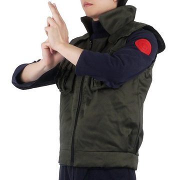 GalaxyCat Kostüm Ninja Weste von Kakashi Hatake, Schutzweste für, Konoha Weste für Shinobi Uniform
