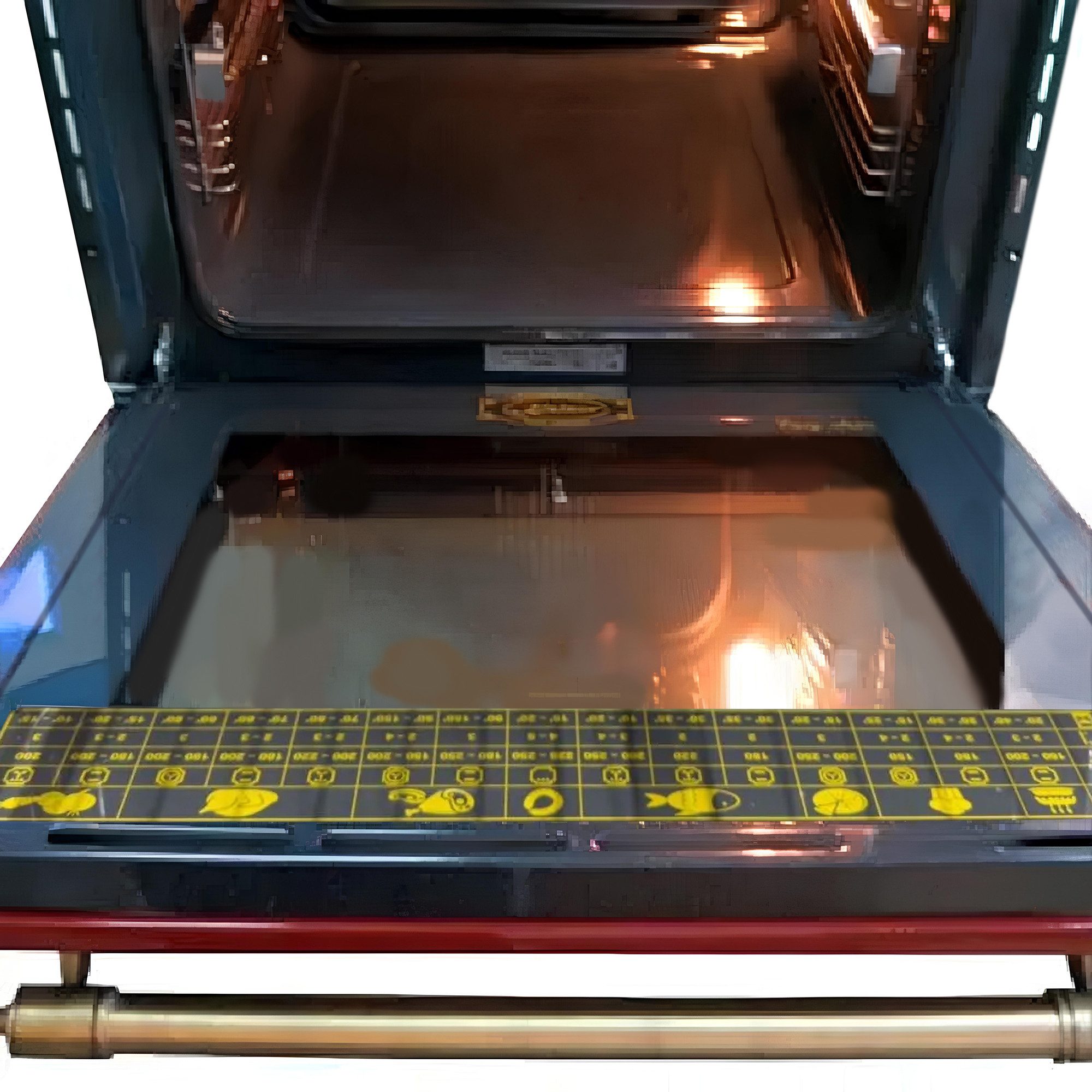 Kaiser Küchengeräte Backofen-Set Herd Set Autark Elektro Backofen, Selbstreinigung, Drehspieß, 8 Funktionen mit Glaskeramik Kochfeld 60cm Einbau Herd 4 QuickHeat-Kochzonen Hi-Light EH 6355 RotEm+KCT 6185 RotEm., mit 1-fach-Teleskopauszug, katalytische Selbstreinigung