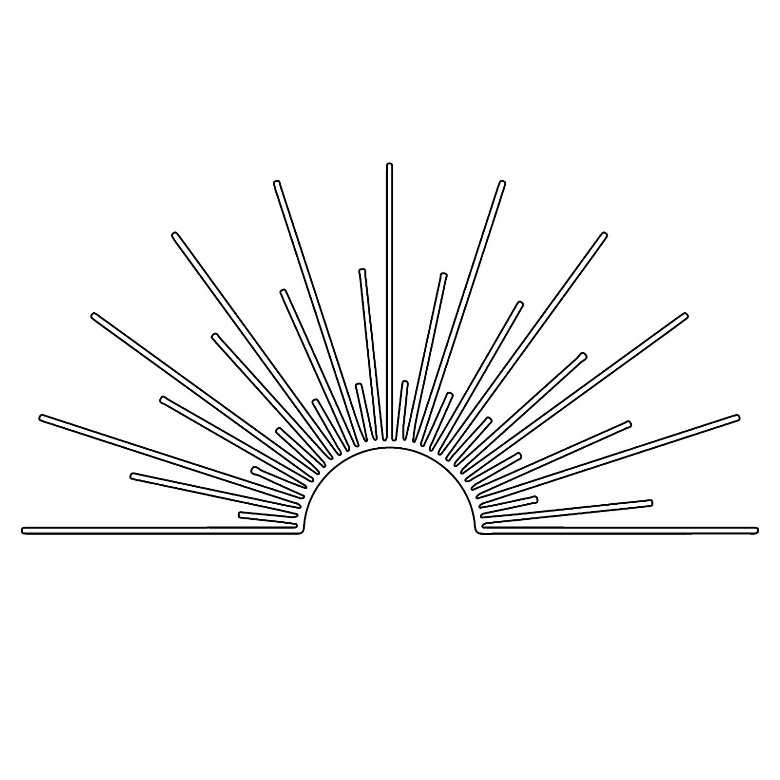 Jumpeak Wanddekoobjekt Sonne Metall Kunst Wanddekor, abstrakte Sonne Dekora günstig online kaufen