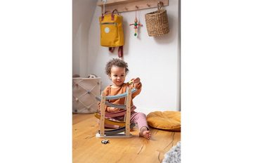 KINDSGUT Kugelbahn Kindsgut Murmelbahn, (5-tlg), Baby, unisex, Lern-Spielzeug aus Holz für Klein-Kinder, Luca