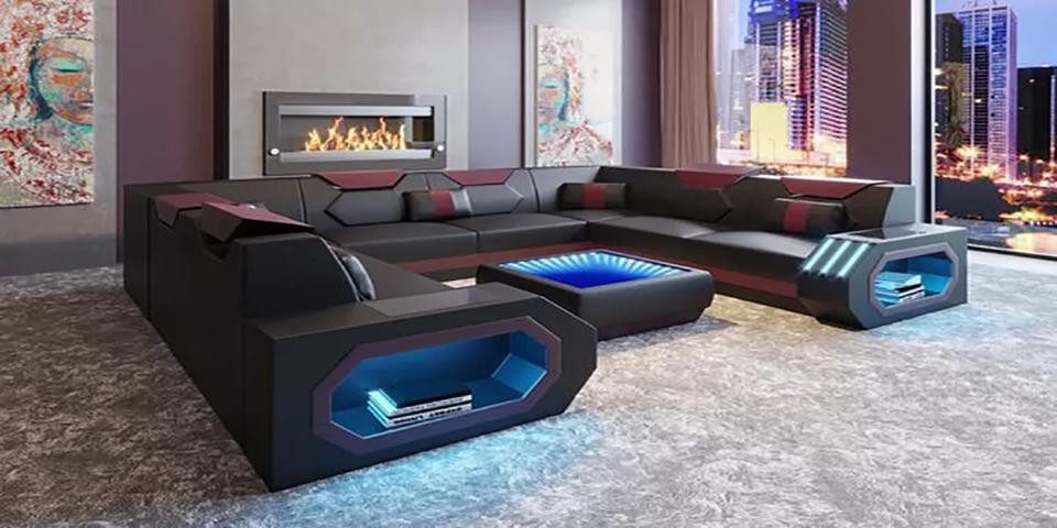 Xlmoebel Wohnlandschaft Neues Polstersofa für das Wohnzimmer im Designer-Stil, Hergestellt in Europa