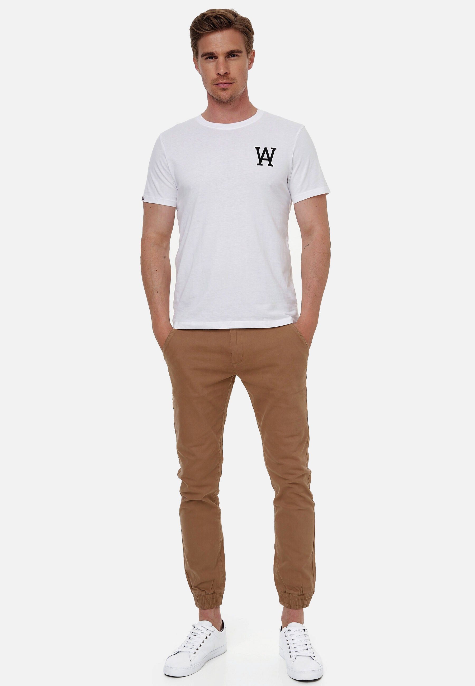 Woldo T-Shirt Logo Athletic weiß W T-Shirt