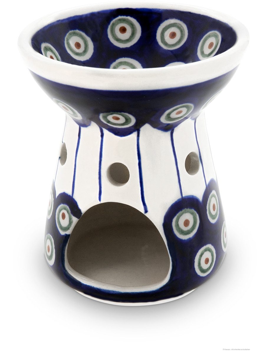 Bunzlauer Keramik Kerzenständer Bunzlauer Keramik Aromalampe Duftlampe Öllampe Ø8,9xH10,4cm Dekor 8