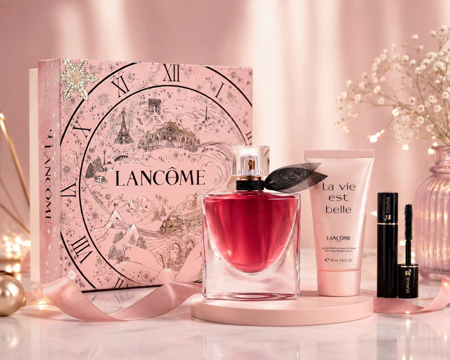 LANCOME Duft-Set La vie est belle L'Elixir 50 ml EdP Set, 3-tlg.