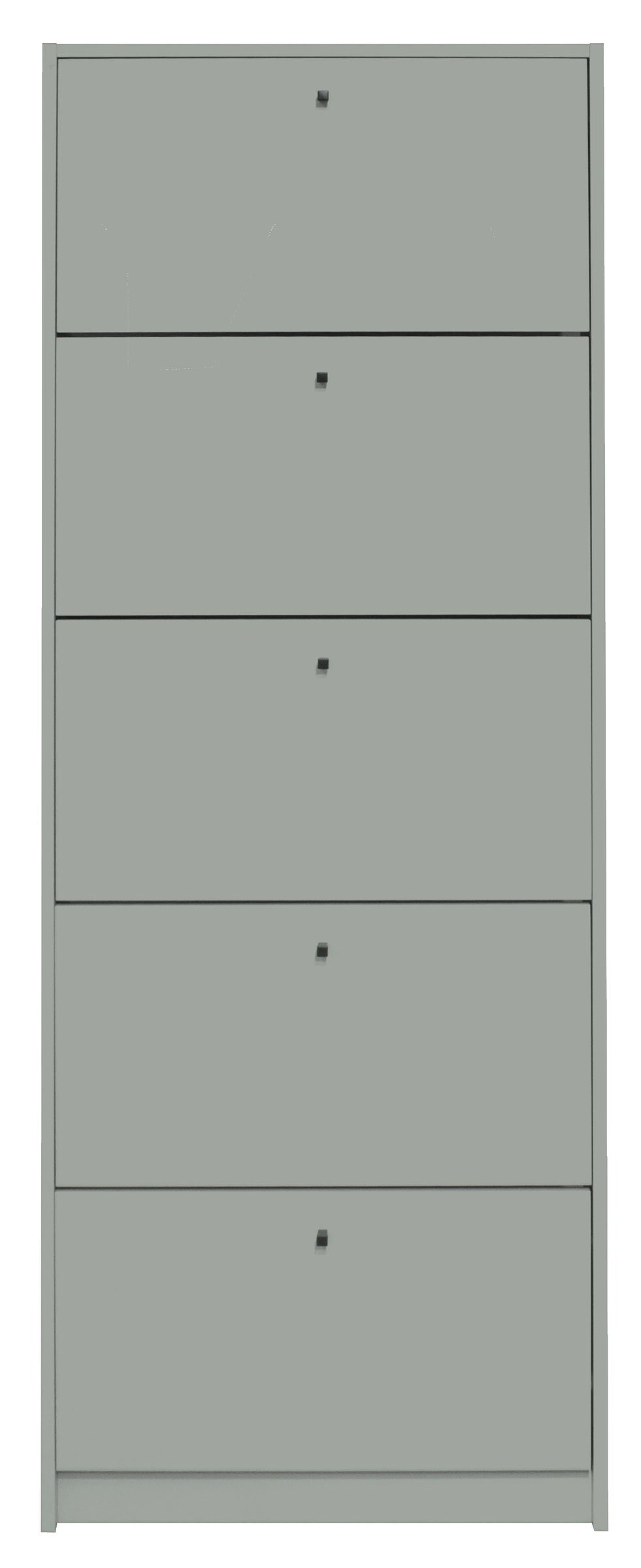 freiraum Schuhkipper Flap, in pine green matt lack, Holzwerkstoff - 60x168x16cm (BxHxT)