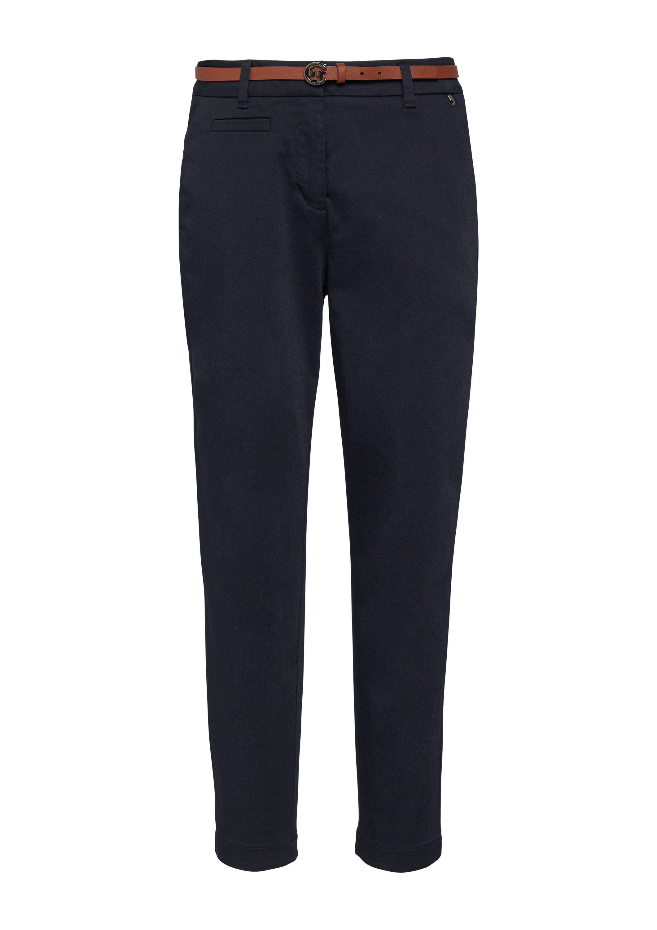 comma 7/8-Hose Hose Chino-Hose mit Gürtel günstig online kaufen