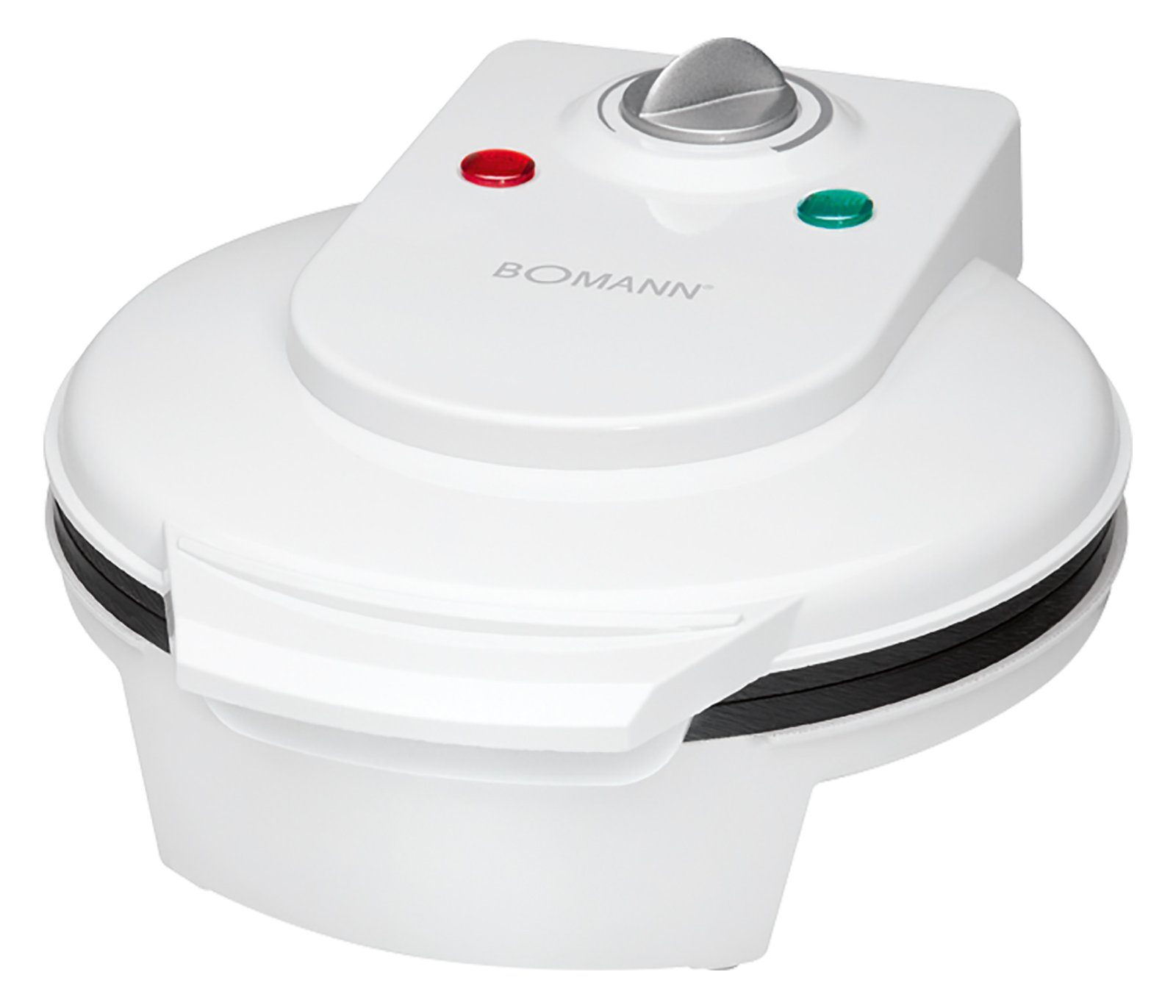 BOMANN Waffeleisen BOMANN Waffeleisen Antihaft Waffelautomat Herz Form 18 cm 1200 W WA