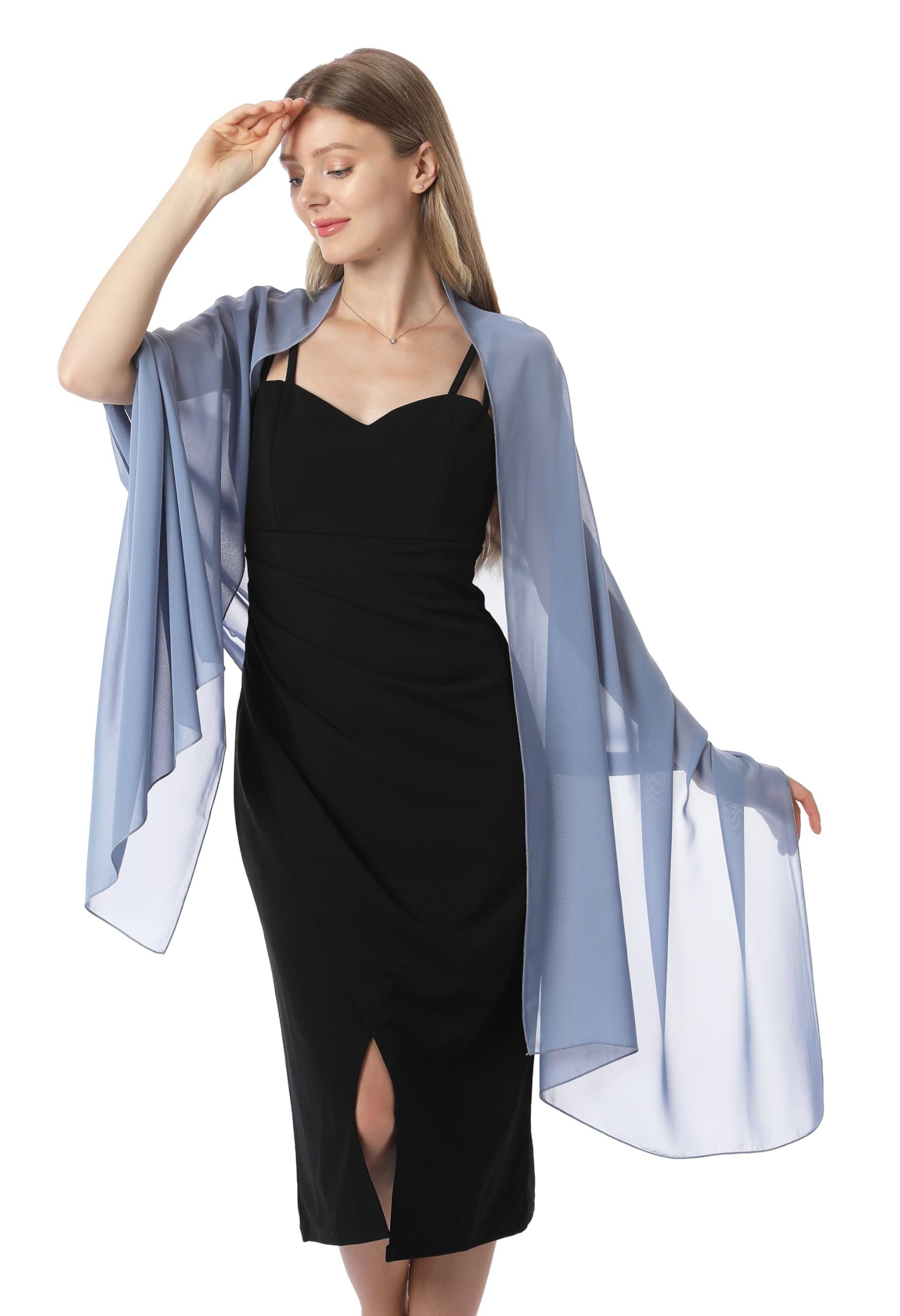 Cachito Modeschal Eleganter Damen Schal – Weiche Stola, (1-St), für Abendkleider, Hochzeiten & festliche Anlässe – Bild 4 von 5