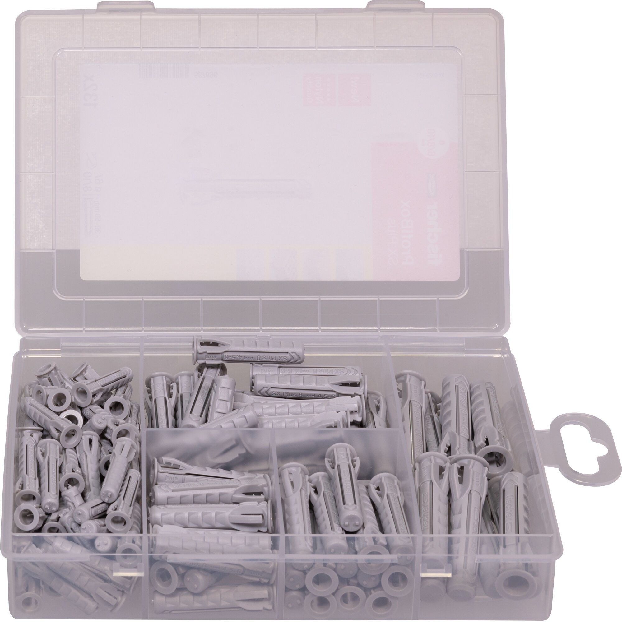 Fischer Schraube fischer Profi-Box Spreizdübel SX Plus, Dübel