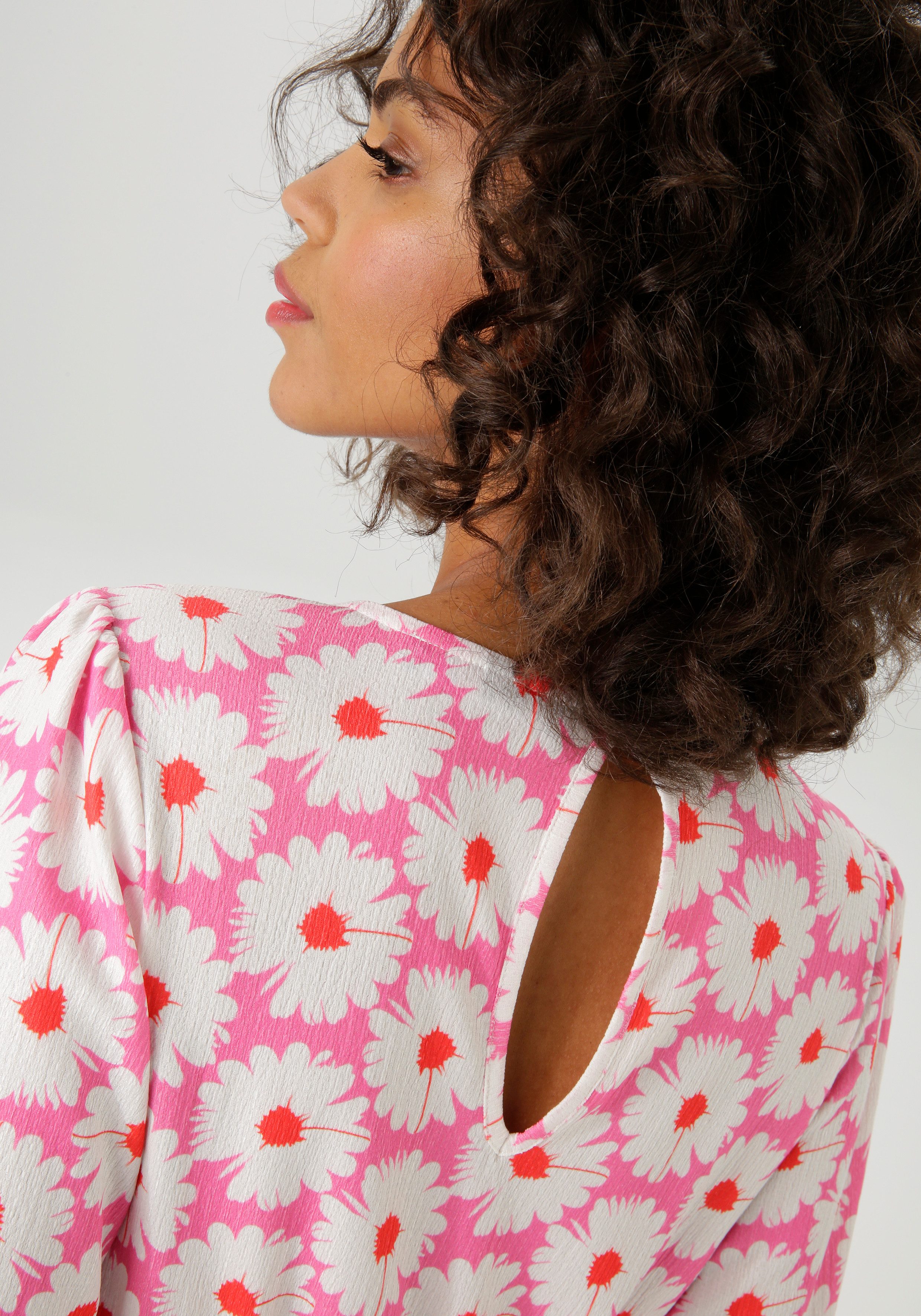 Aniston CASUAL Sommerkleid allover mit Blüten bedruckt