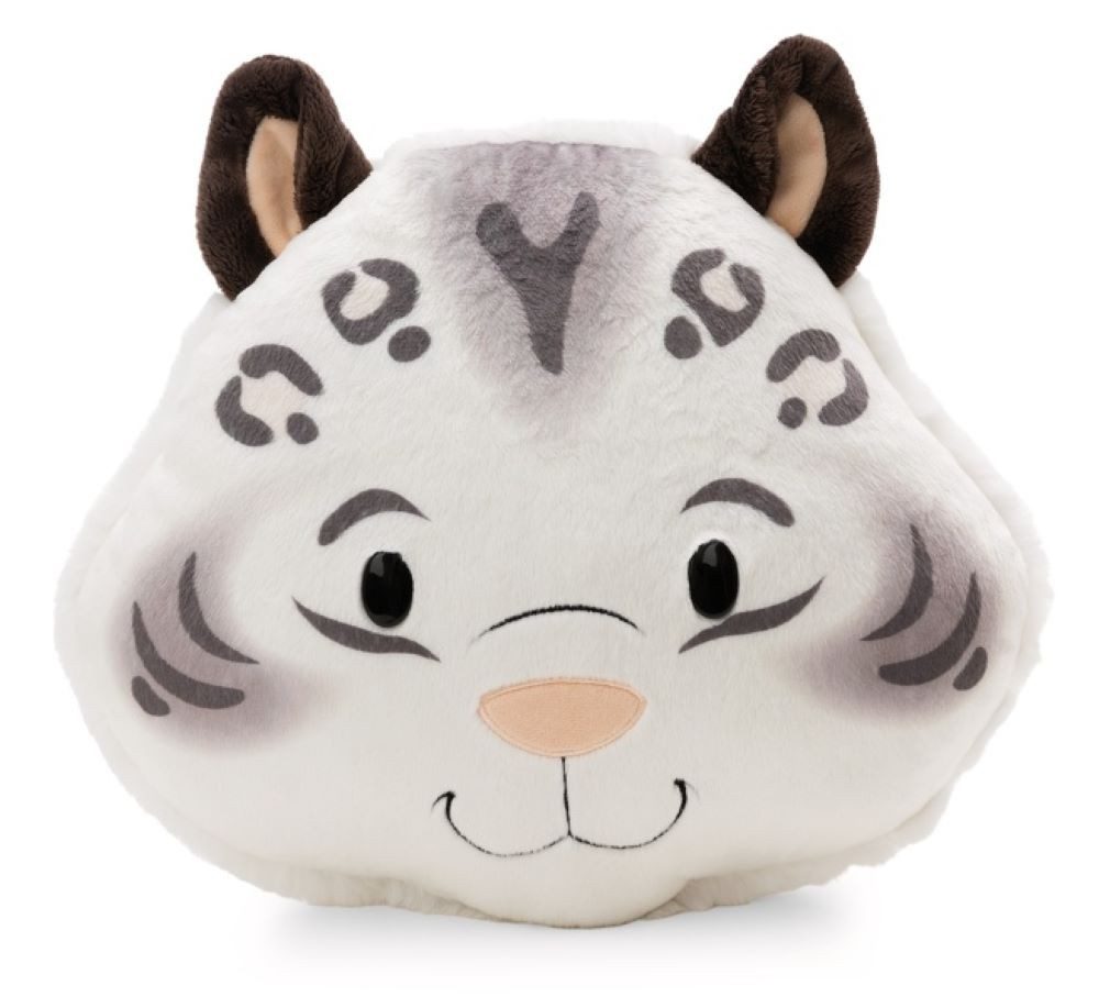Nici Kuscheltier Nici Kissen Schneeleopard Eleni 35 x 30 cm Plüschkissen