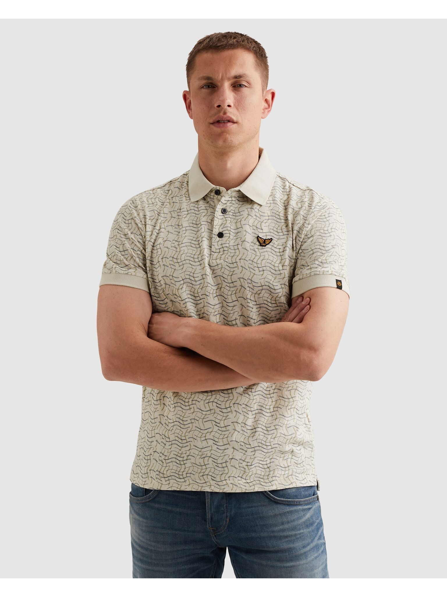 PME LEGEND Poloshirt Kleine Seitenschlitze am Saum
