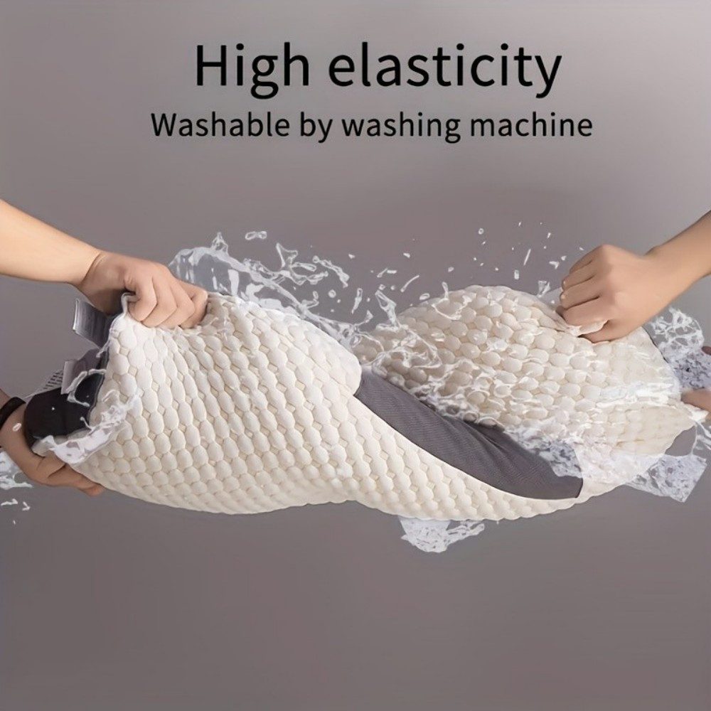 FANNOU Kopfkissen 74 x 47cm, Baumwoll-Massage-Nackenkissen, geeignet für sanftes Schlafen, verstellbar und ergonomisch – Bild 5 von 5