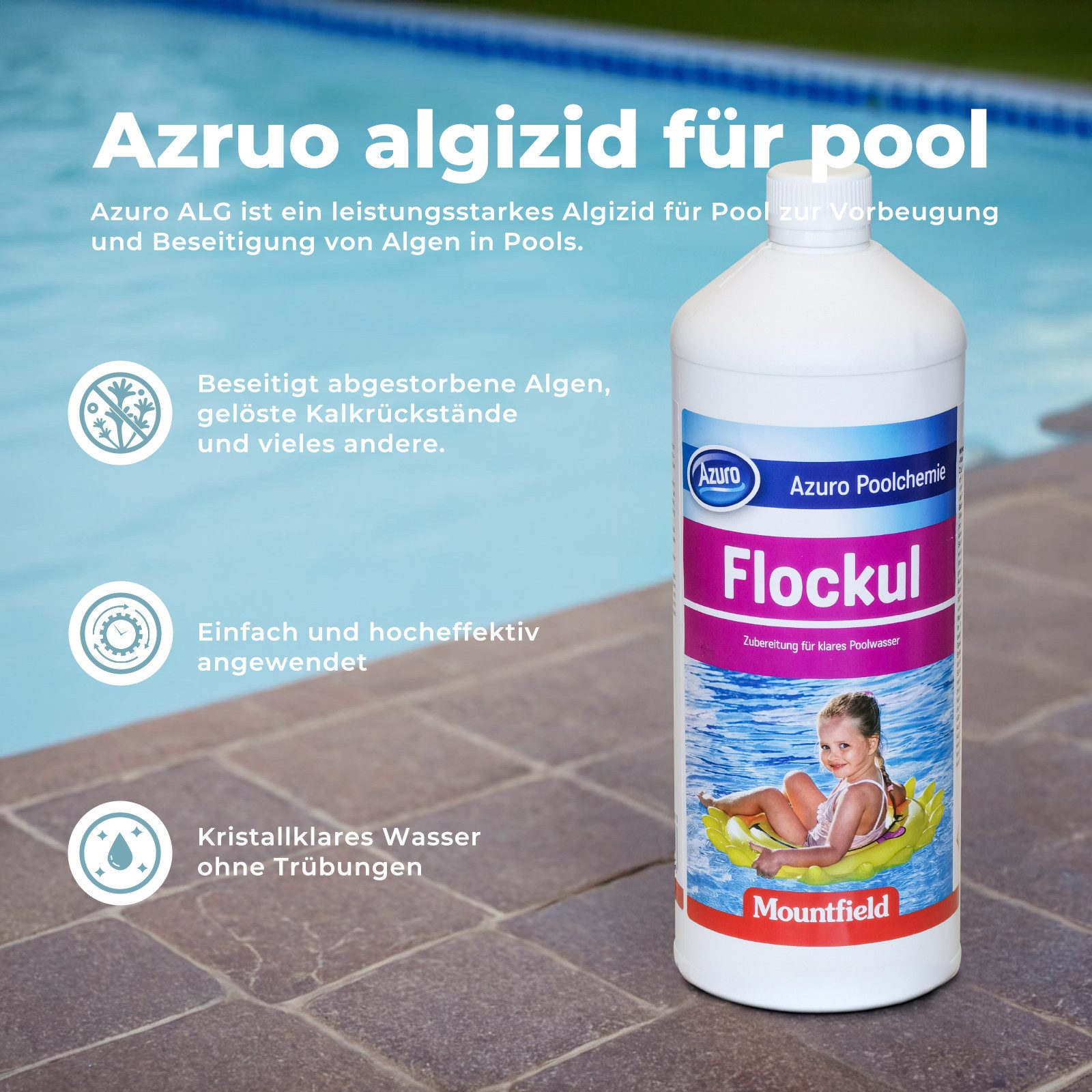 Azuro Poolpflege Flockungsmittel für Pools – günstig online kaufen