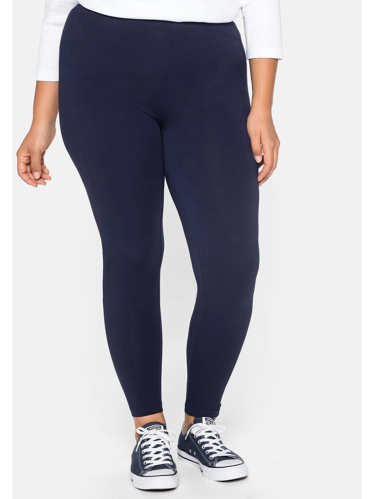 Sheego Leggings Große Größen aus hautfreundlichem günstig online kaufen