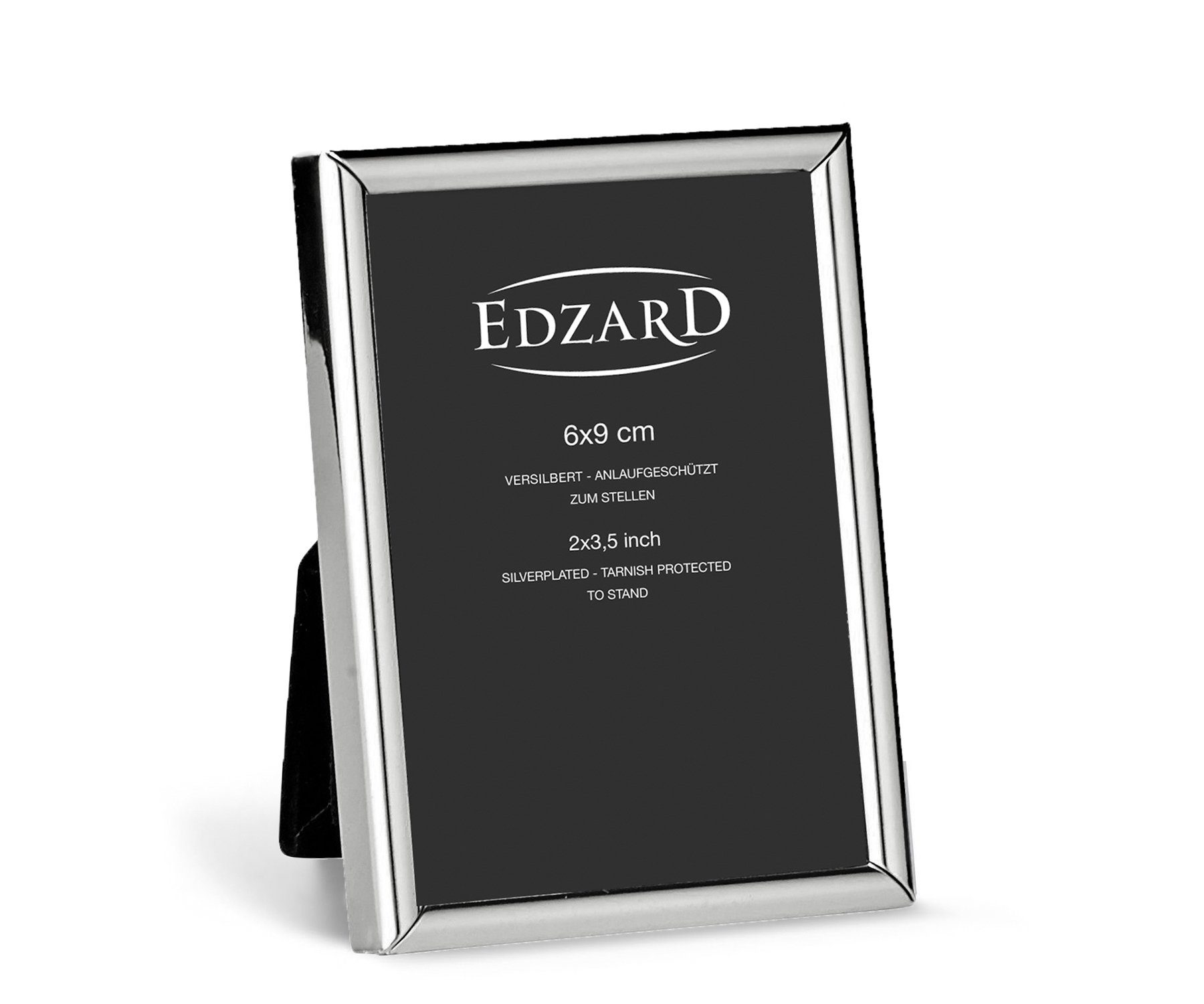 EDZARD Bilderrahmen Genua, für 6x9 cm Foto - edel versilbert und anlaufgesc günstig online kaufen