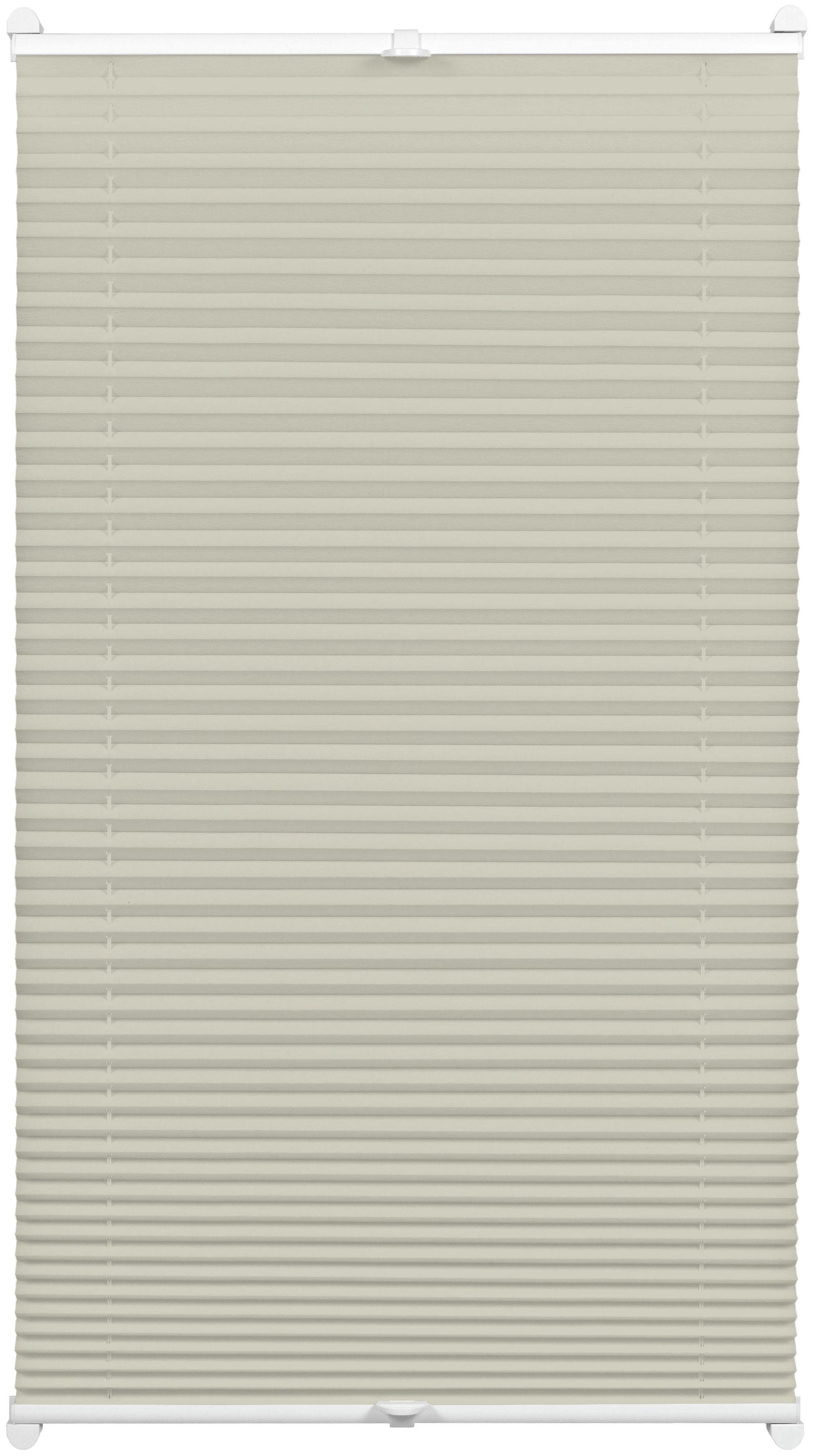 GARDINIA Plissee Easyfix Cara, Lichtschutz, ohne Bohren, verspannt, Klemmfix, inkl. dezenter Abdeckleiste (Staubschutz)