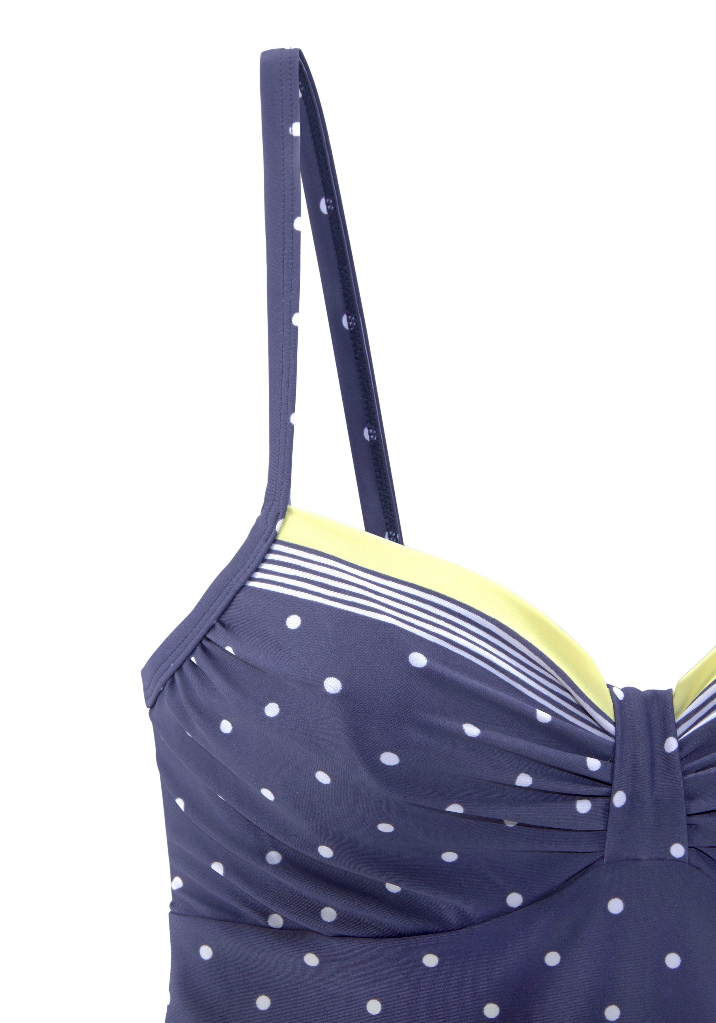 LASCANA Bügel-Tankini-Top Monri, mit kontrastfarbenem Detail – Bild 3 von 5