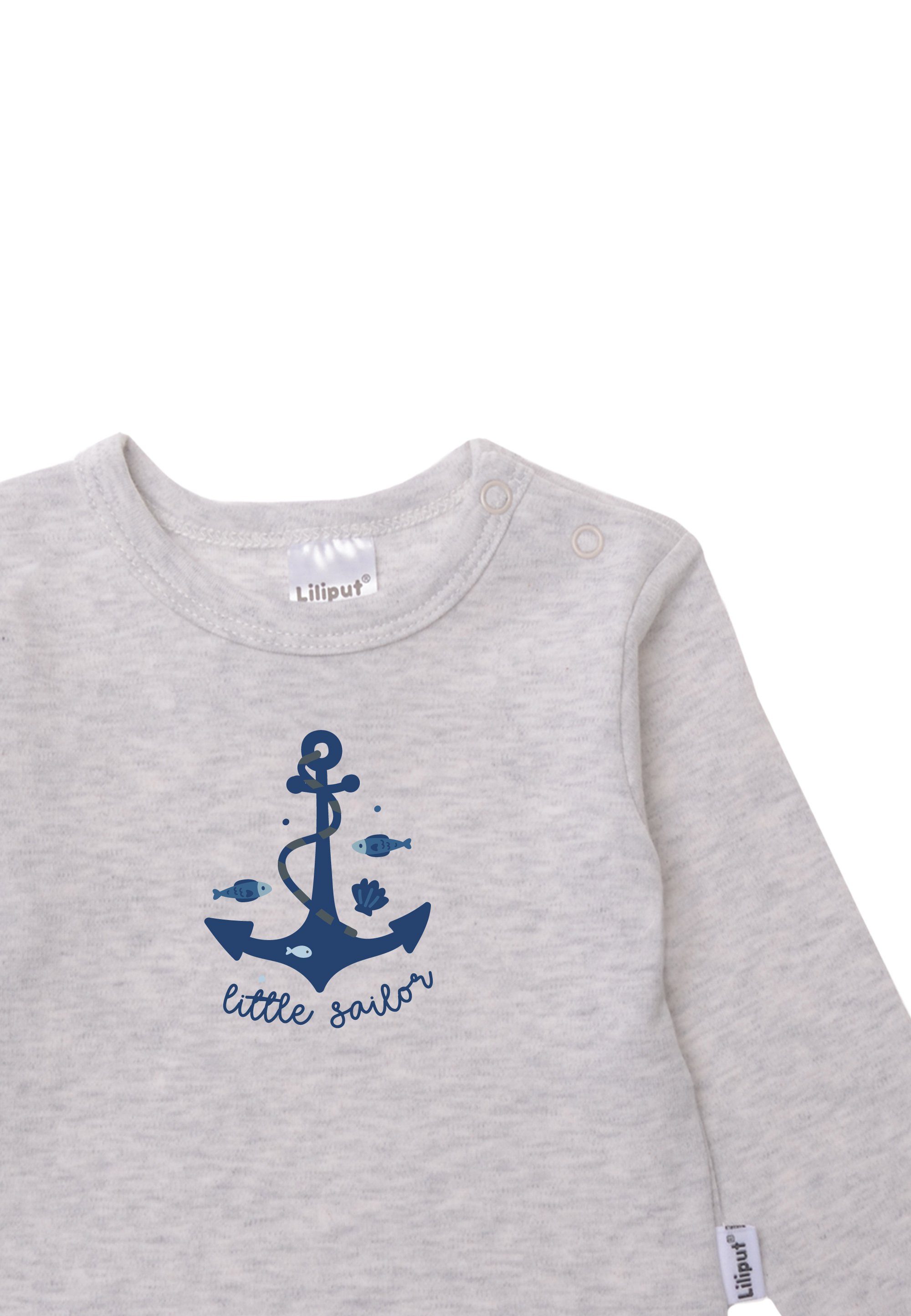 2er-Pack Baumwoll-Material weichem Little Sailor T-Shirt Liliput aus