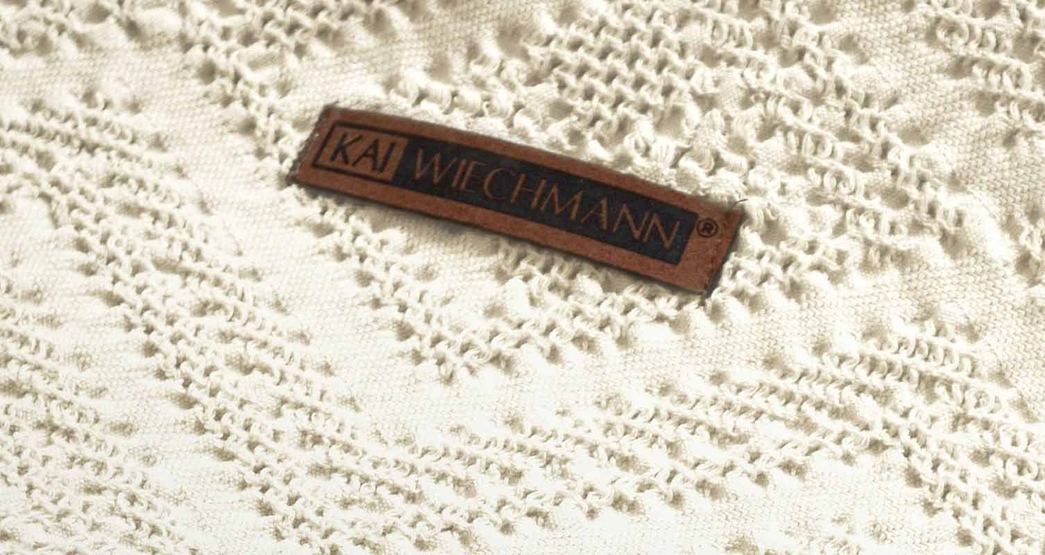 Wiechmann, aus Premium cm strukturiertem Baumwolle, Waffel Beige Kai Piqué Tagesdecke x Wohndecke 170 aus als körnig Plaid Decke weiches 130