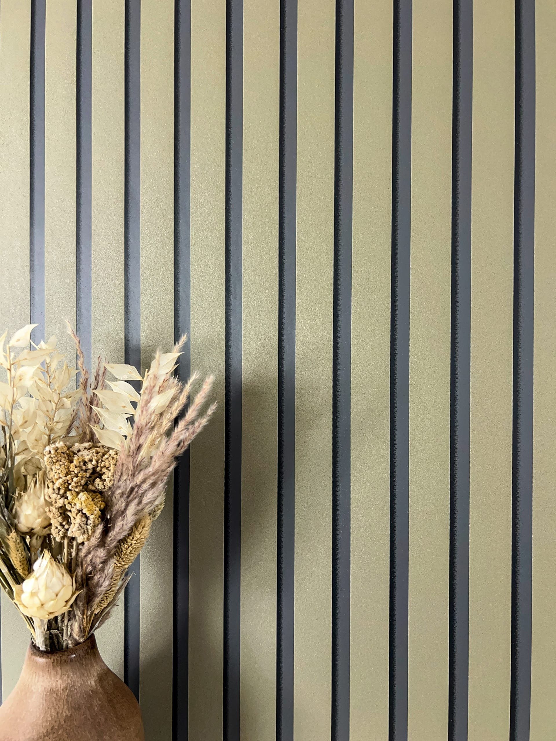 Newroom Vliestapete, Grün Tapete Skandinavisch Paneele - Holzwandpaneele Wa günstig online kaufen