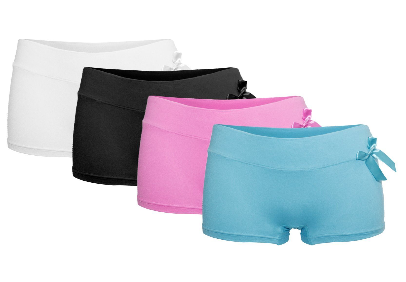 Markenwarenshop-Style Panty 4 x Damen Boxershorts günstig online kaufen