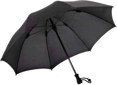 EuroSCHIRM® Stockregenschirm birdiepal® outdoor, extra stabil, mit Schultertragegurt und integriertem Kompass