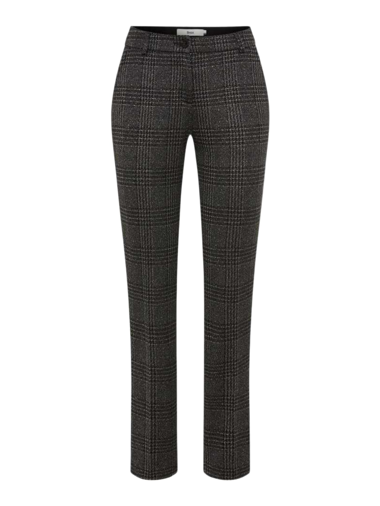 Brax Stretch-Hose grau,Casual,Polyester,Kariert,Slim Fit,Mittel