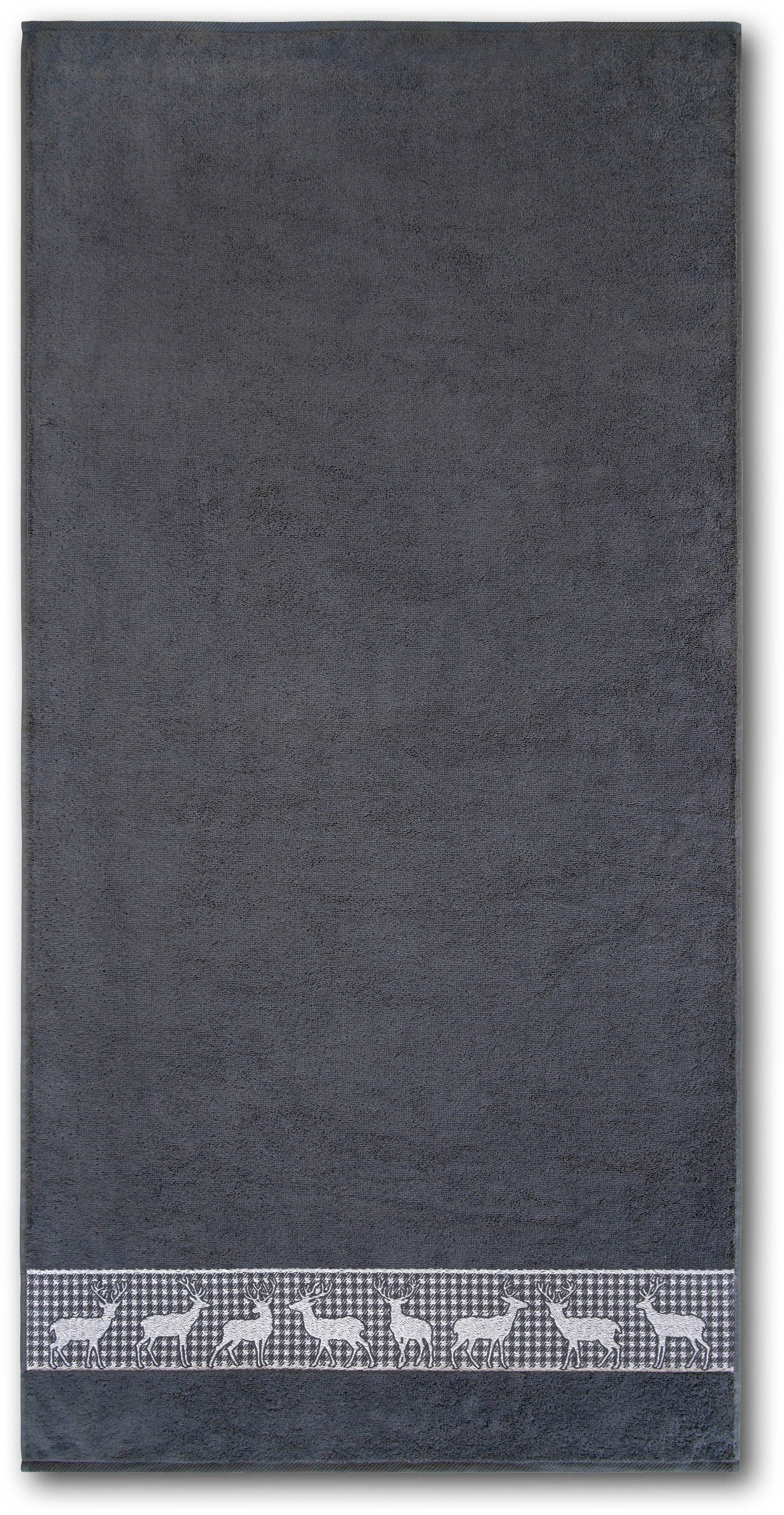 Dyckhoff Duschtuch Hirschparade, Frottier (1-St), Made in Germany