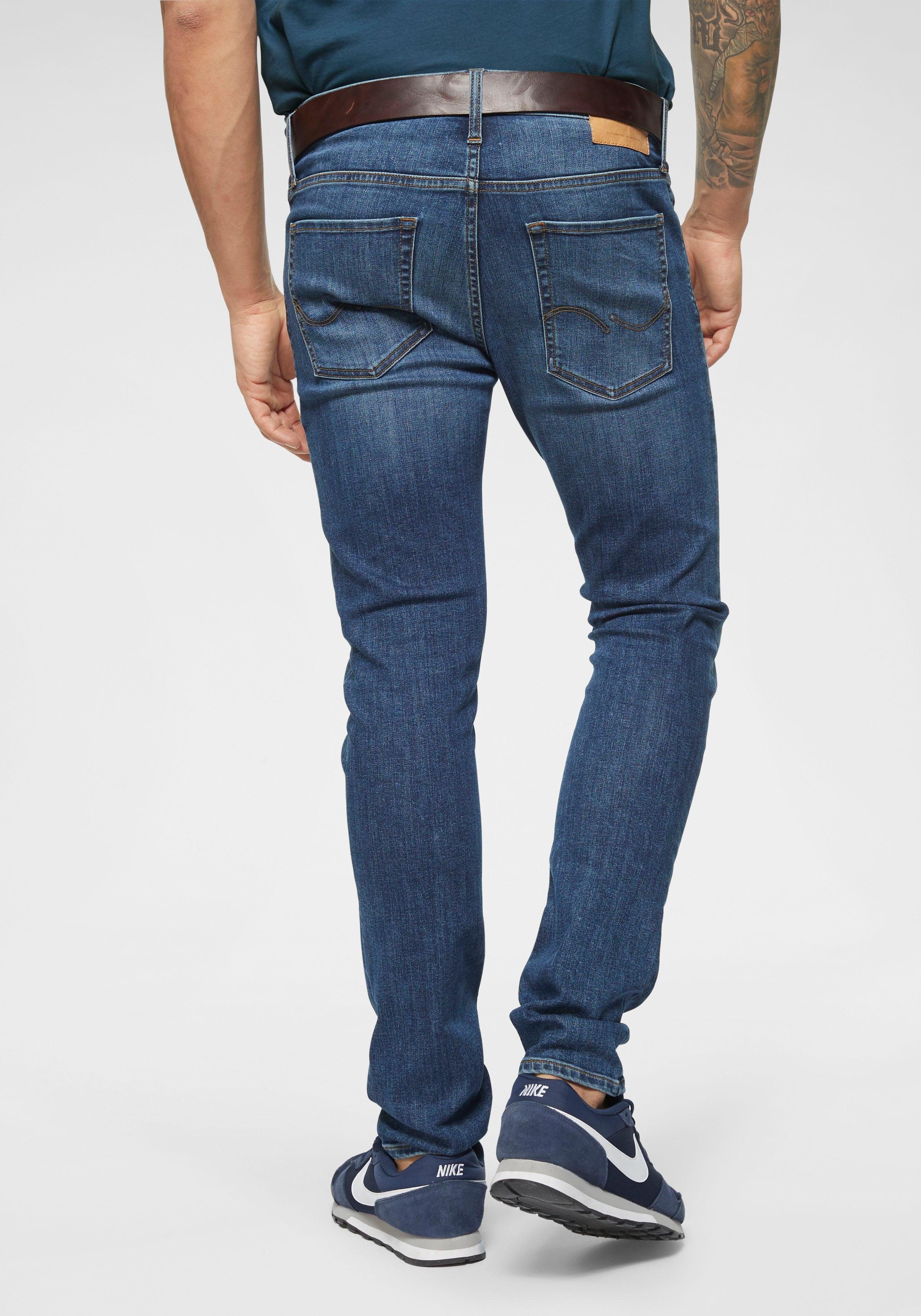 Jack & Jones Slim-fit-Jeans JJIGLENN Slim-Fit mit Stretch und praktischer 5-Pocket-Form Baumwollmischung, slim fit – Bild 4 von 5