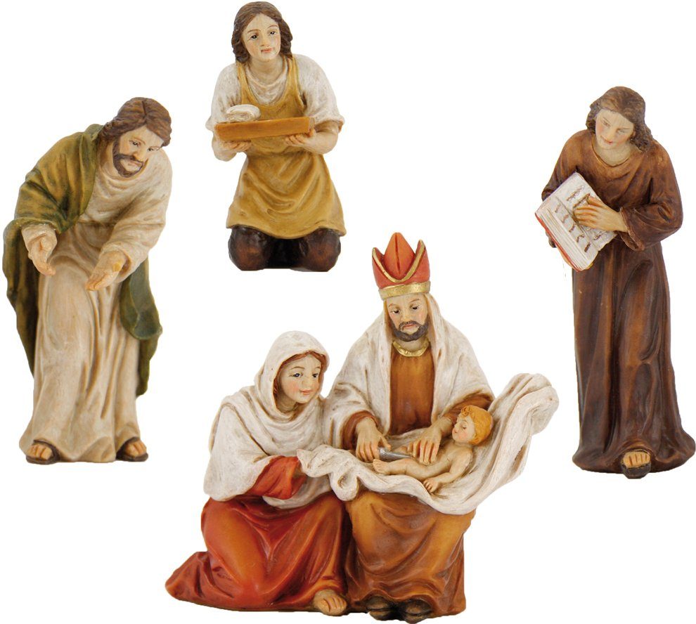 FADEDA Krippenfigur 4x FADEDA Passionsfiguren: Beschneidung Jesu, Höhe in cm: 9 (4 St)