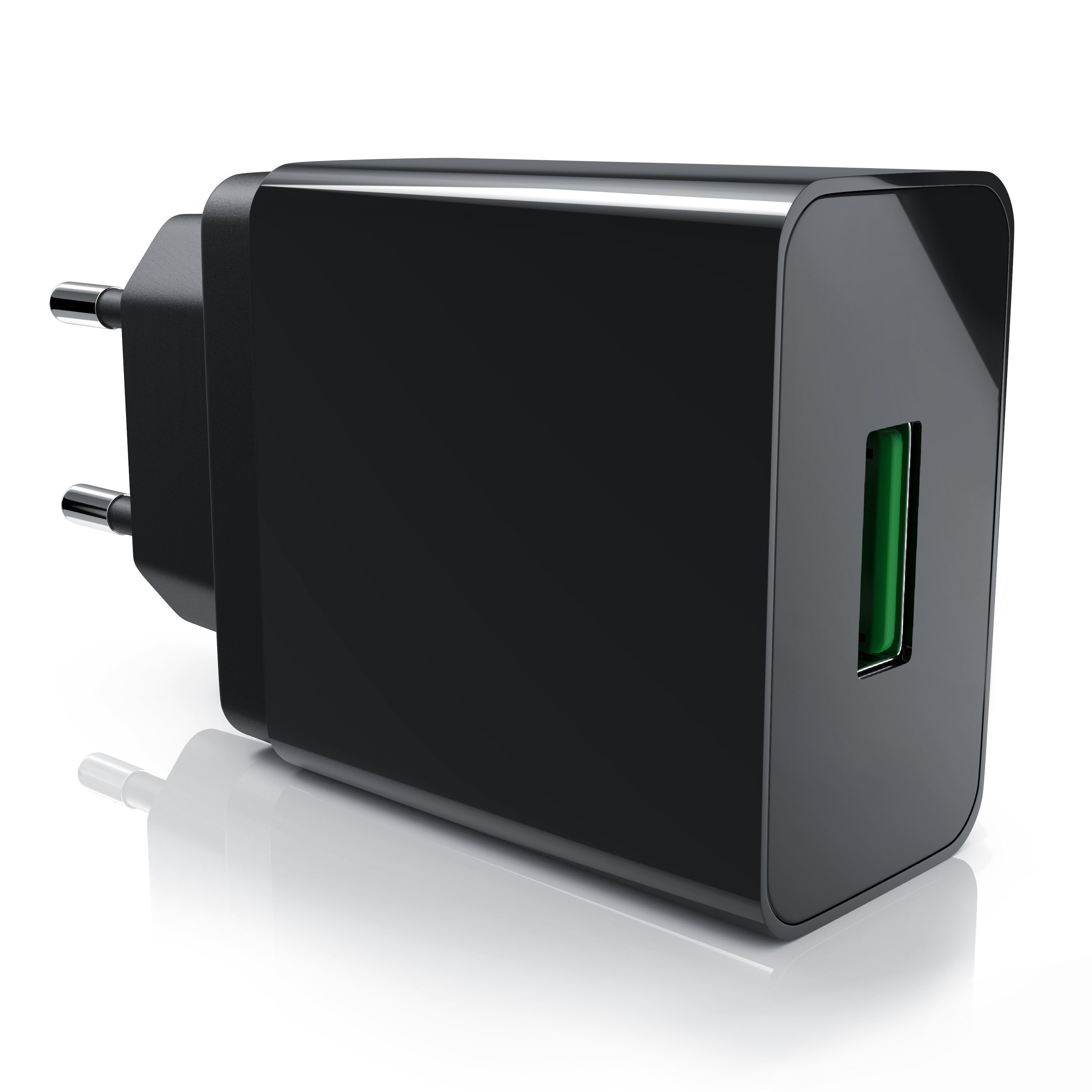 Aplic mit Schnellladefunktion, 18W Quick Charge 3.0, Ladeadapter, Netzteil USB-Ladegerät (3000 mA, 1-tlg., Quick Charge 3.0 USB-Ladegerät 1x USB A QC 3.0 Port / max. 3A über QC)