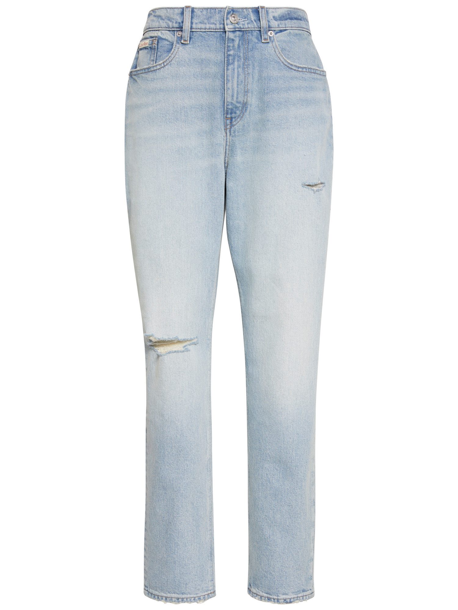 Calvin Klein Джинсы Мамины джинсы NEW MOM JEAN mit Markenlabel am Bund