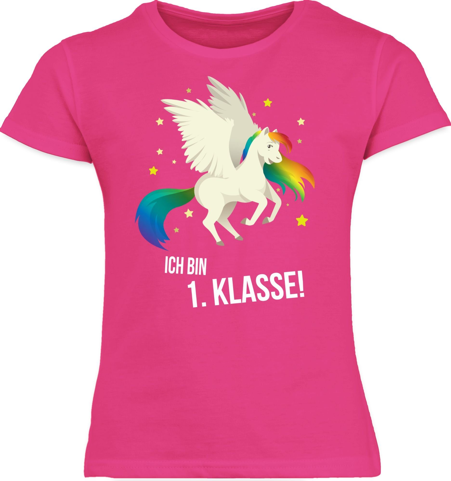 Shirtracer T-Shirt Ich bin erste Klasse Einschulung Mädchen