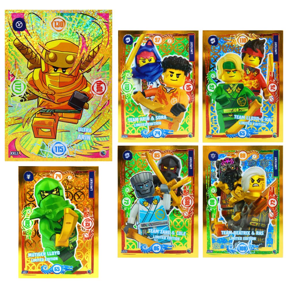 Blue Ocean Sammelkarte Lego Ninjago Karten Trading Cards Serie 9 - DRAGONS RISING (2024) -, Karten